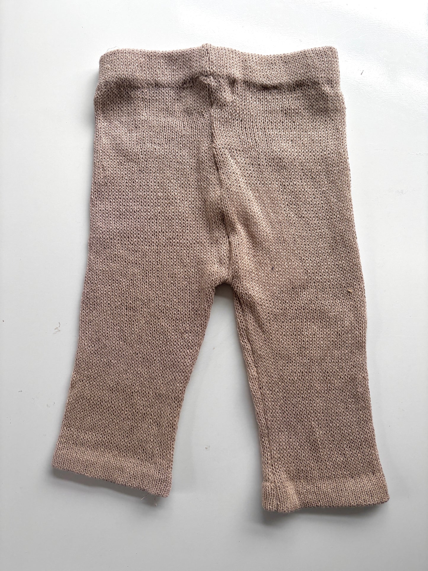 Lightweight organic cotton knit trousers