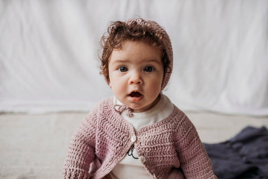 Layette bud bonnet