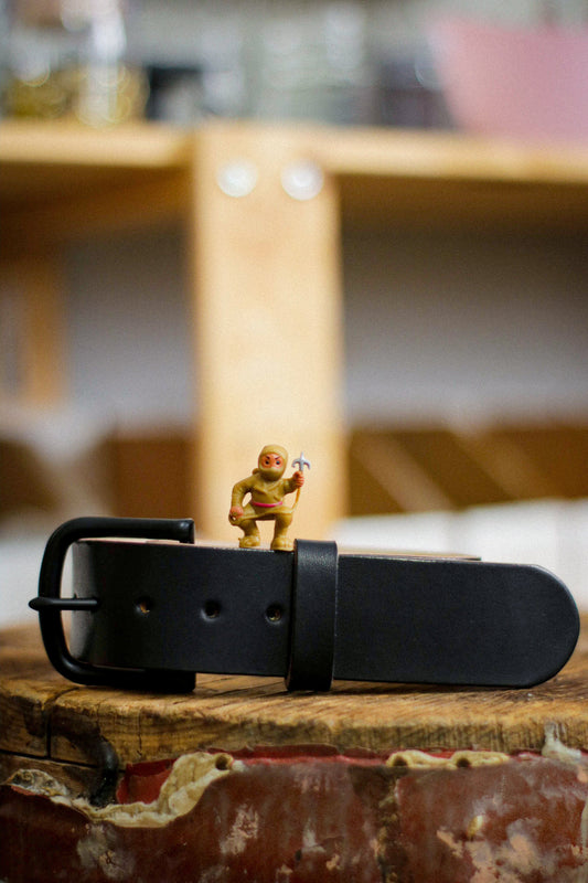 Leather Belt | HELLA BLACK