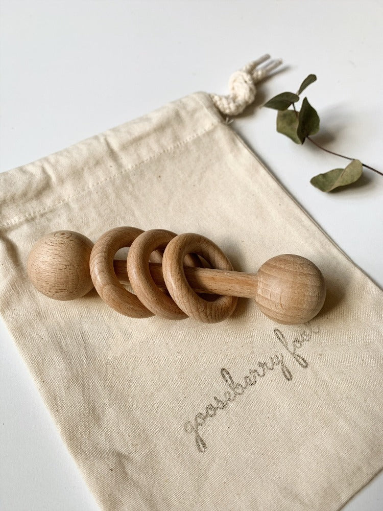 Wooden Baby Rattle