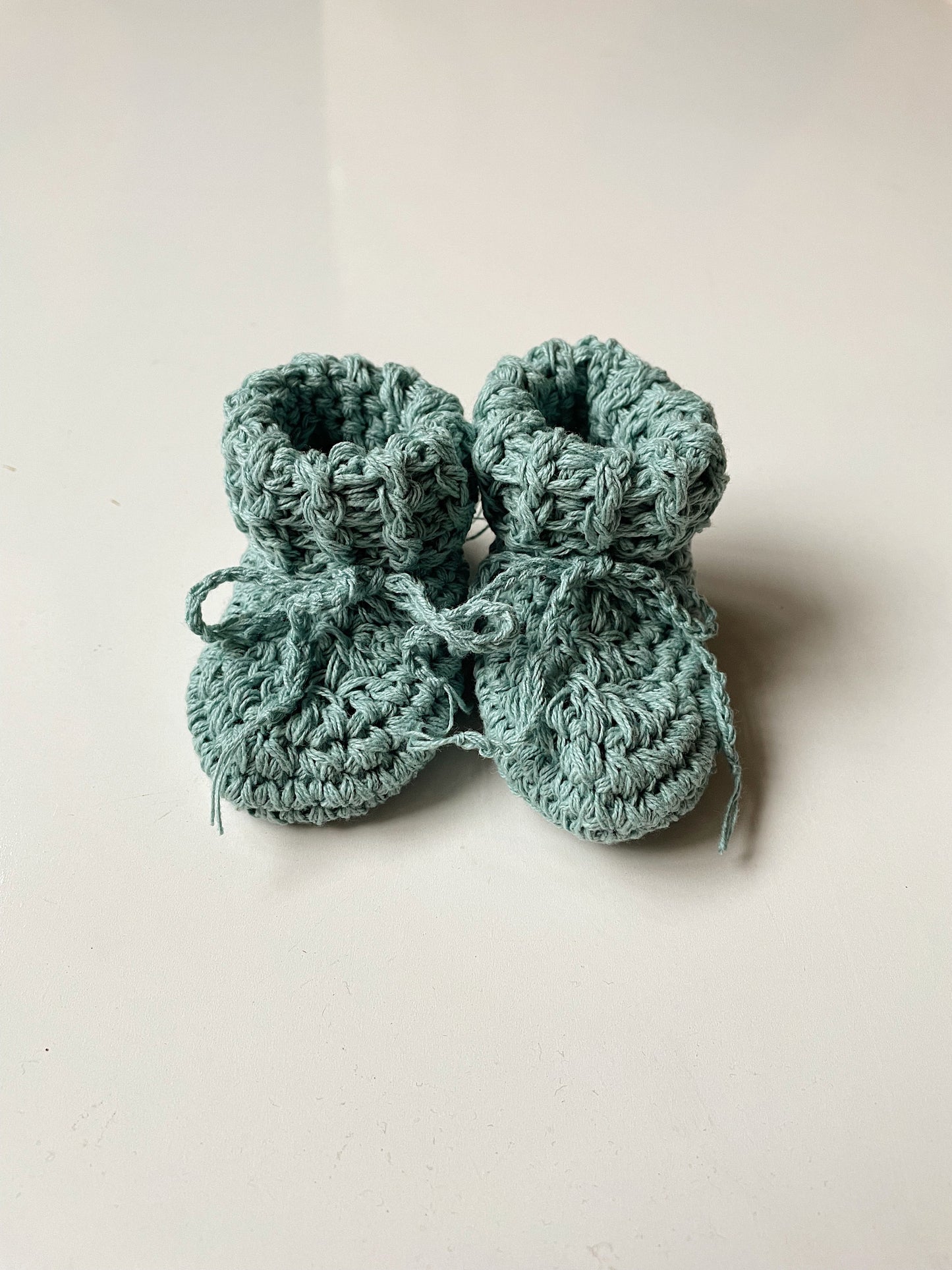 Cotton tie booties