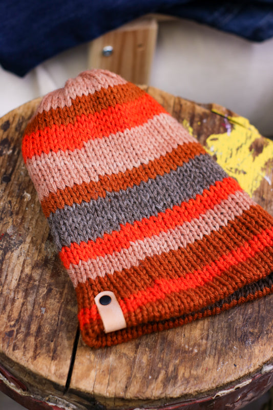 Knit Wool Watch Cap | MARBLES