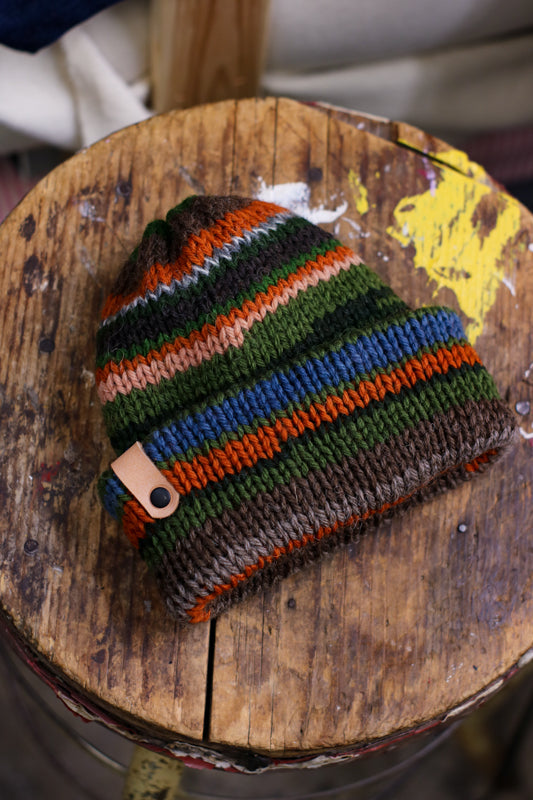 Knit Wool Watch Cap | YARNS