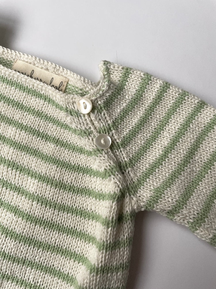 Striped cotton jumper