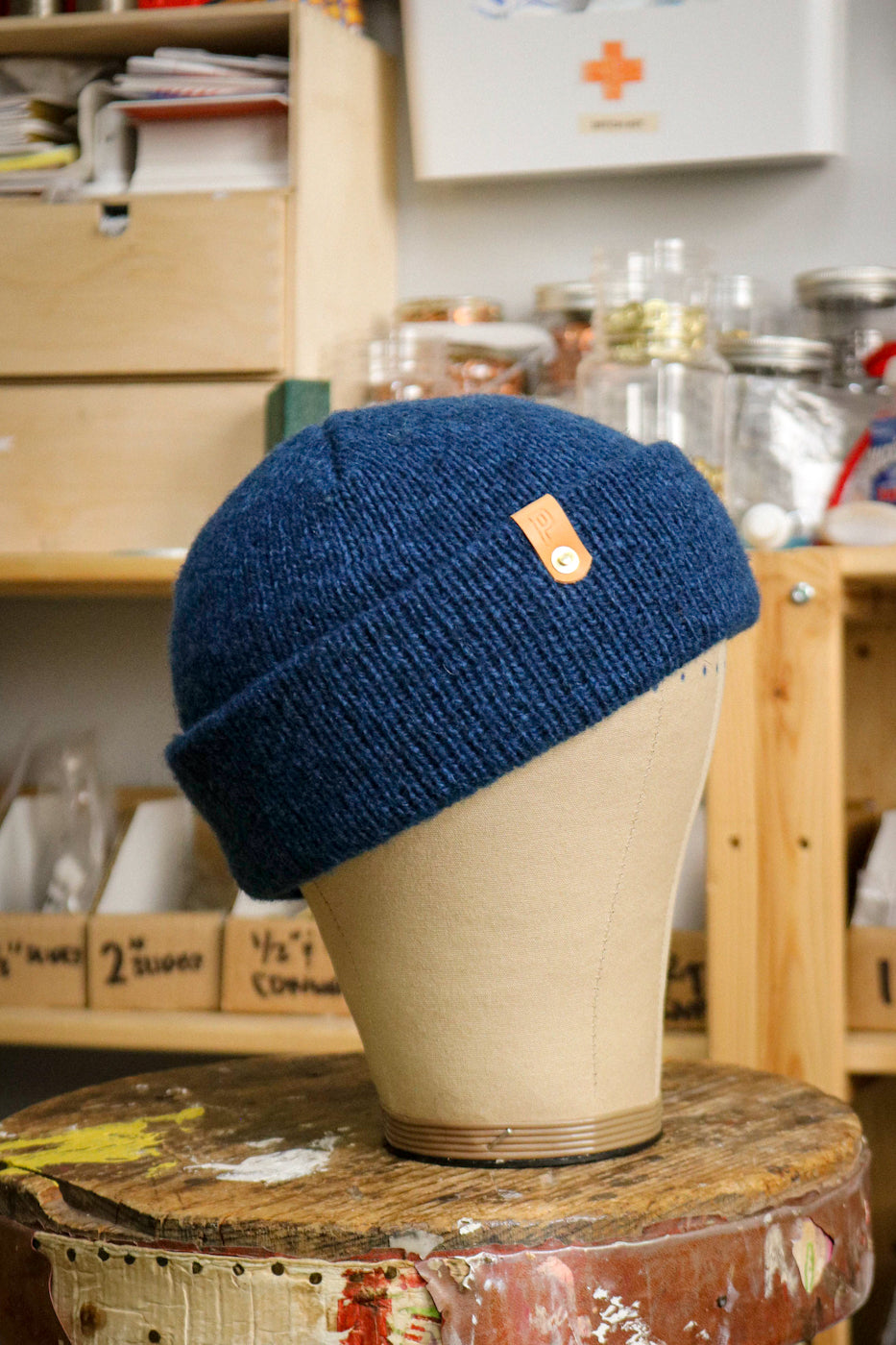 Wool Watch Cap | OG BLUE INDIGO