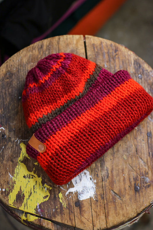 Knit Wool Watch Cap | BERRY